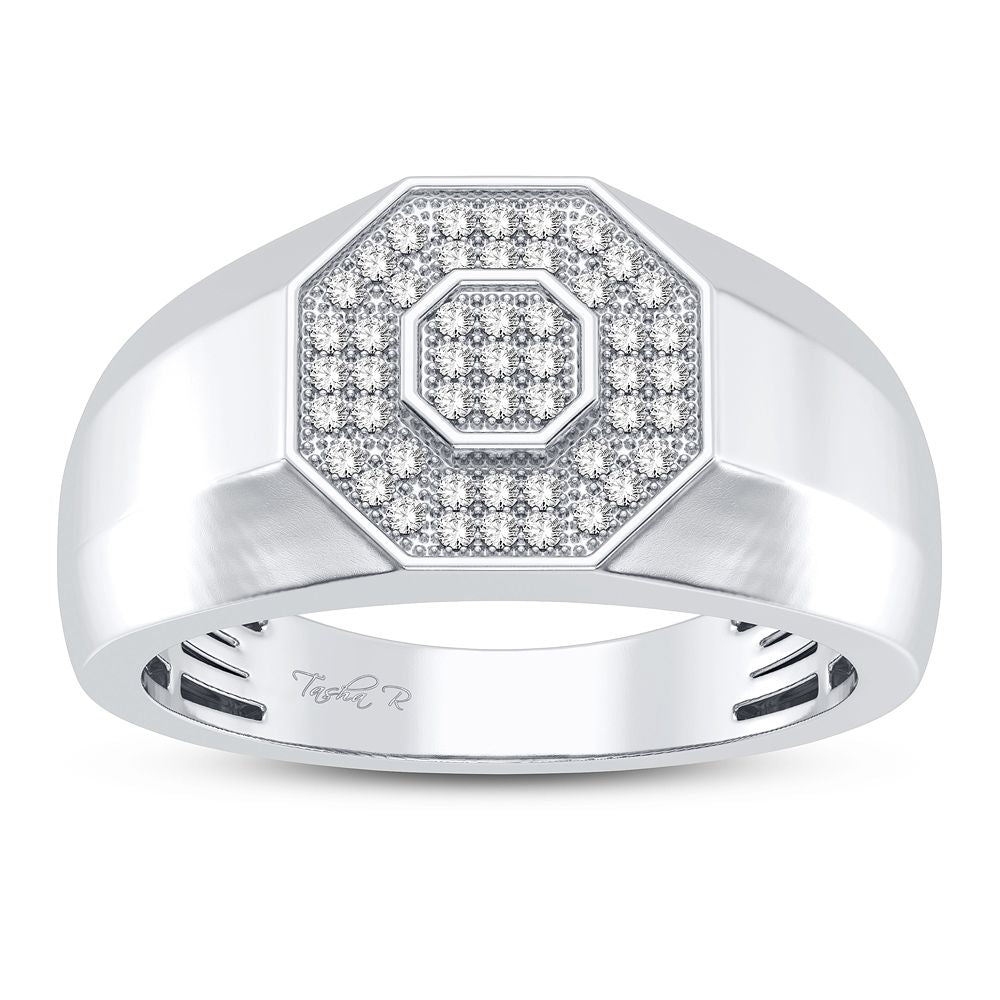 0.15 ct Men's Diamond Ring in 10K Gold