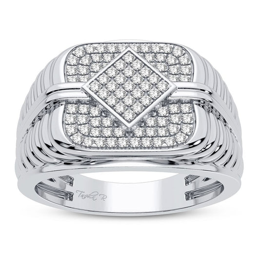 0.33 ct Men's Diamond Ring in 10K Gold