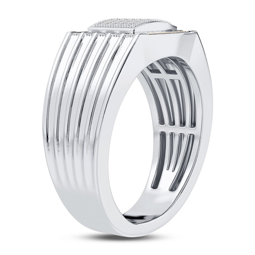 0.20 ct Men's Diamond Ring in 10K Gold