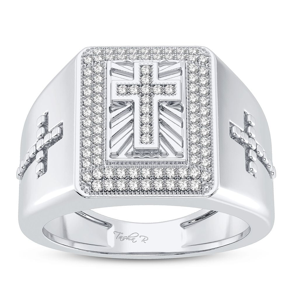 0.25 ct Men's Diamond Ring in 14K Gold
