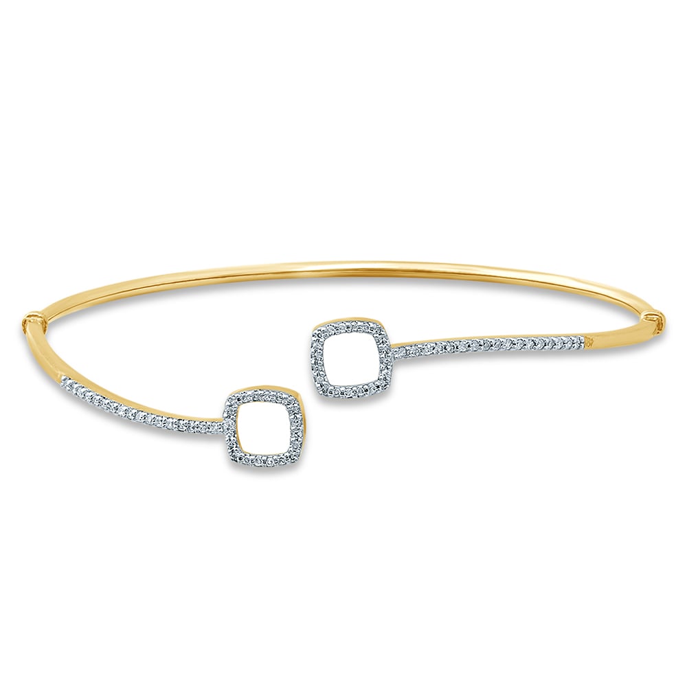 0.25 ct Diamond Bangle in 10K Gold