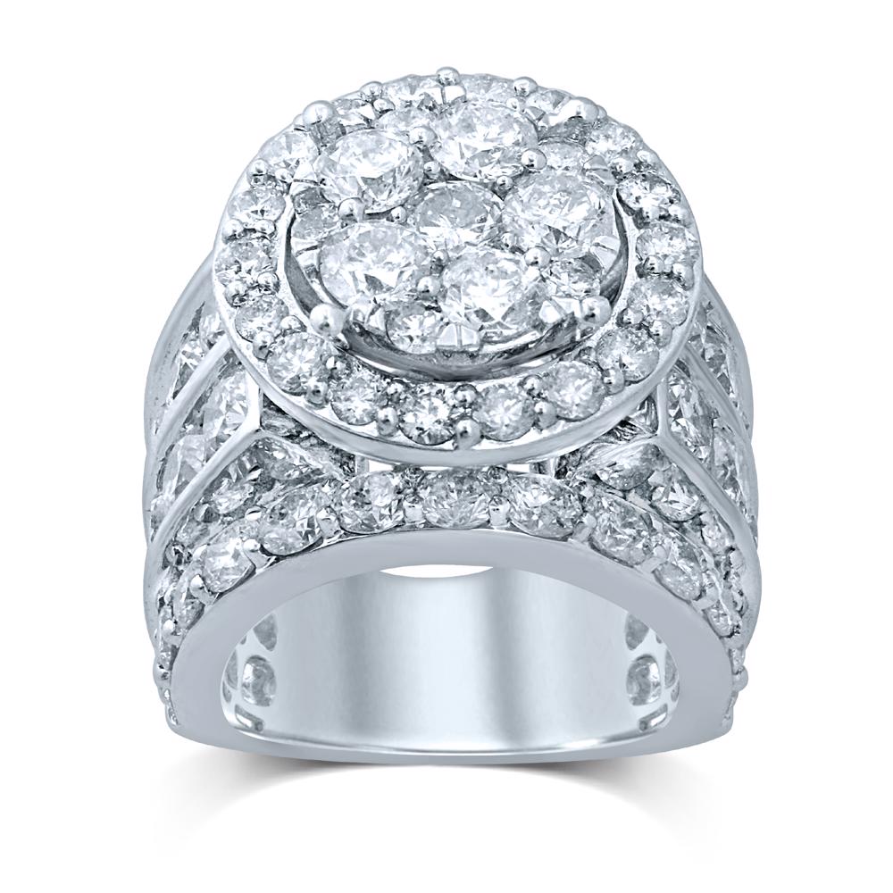 10.00 ct Diamond Ring in 14K Gold