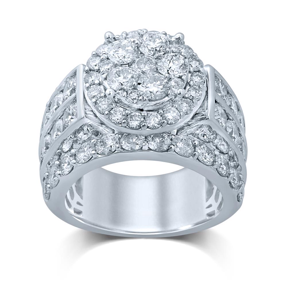 5.00 ct Diamond Bridal Ring in 14K Gold