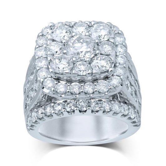 8.00 ct Diamond Bridal Ring in 14K Gold