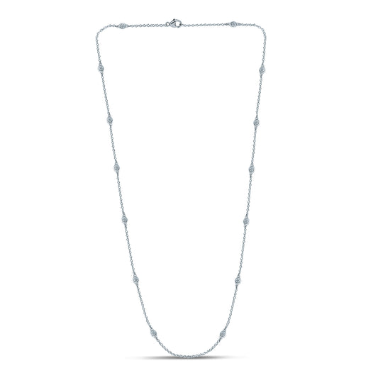 0.42 ct Diamond Chain in 14K Gold