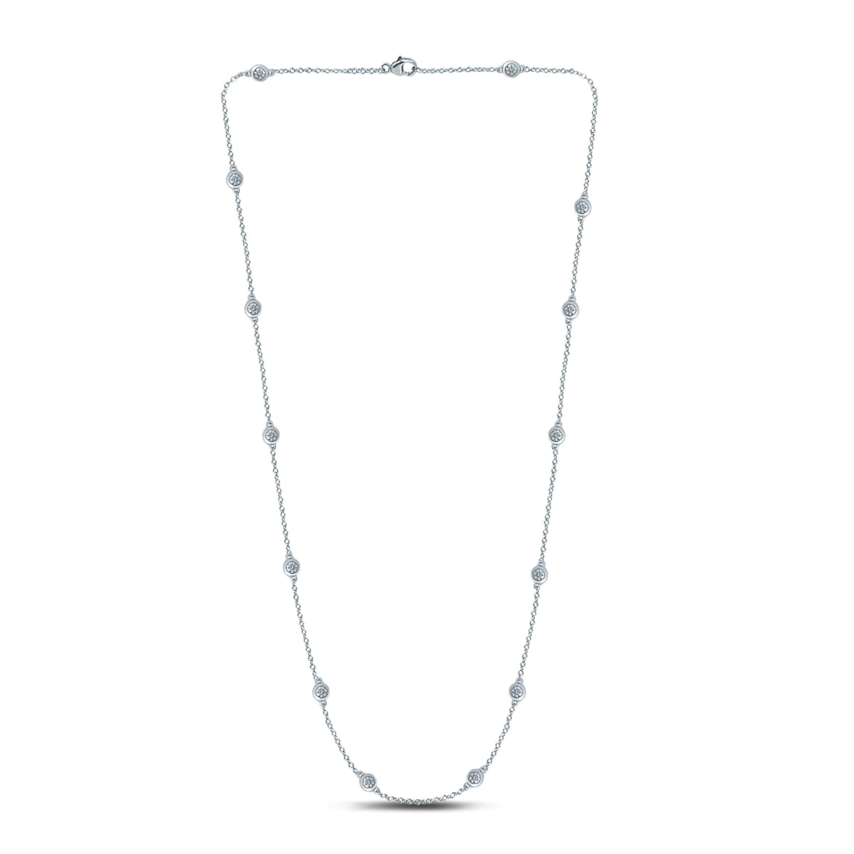 0.72 ct Diamond Chain in 14K Gold