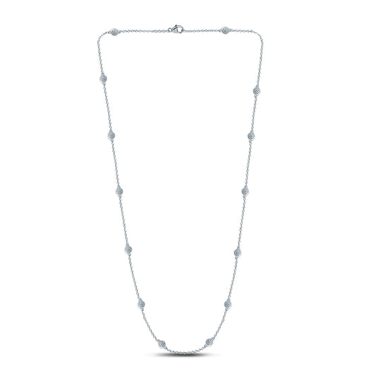 0.72 ct Diamond Chain in 14K Gold