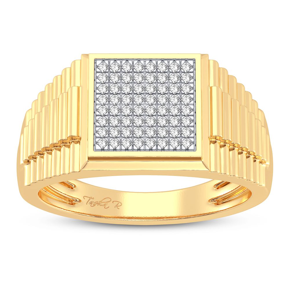 0.20 ct Men's Diamond Ring in 10K Gold