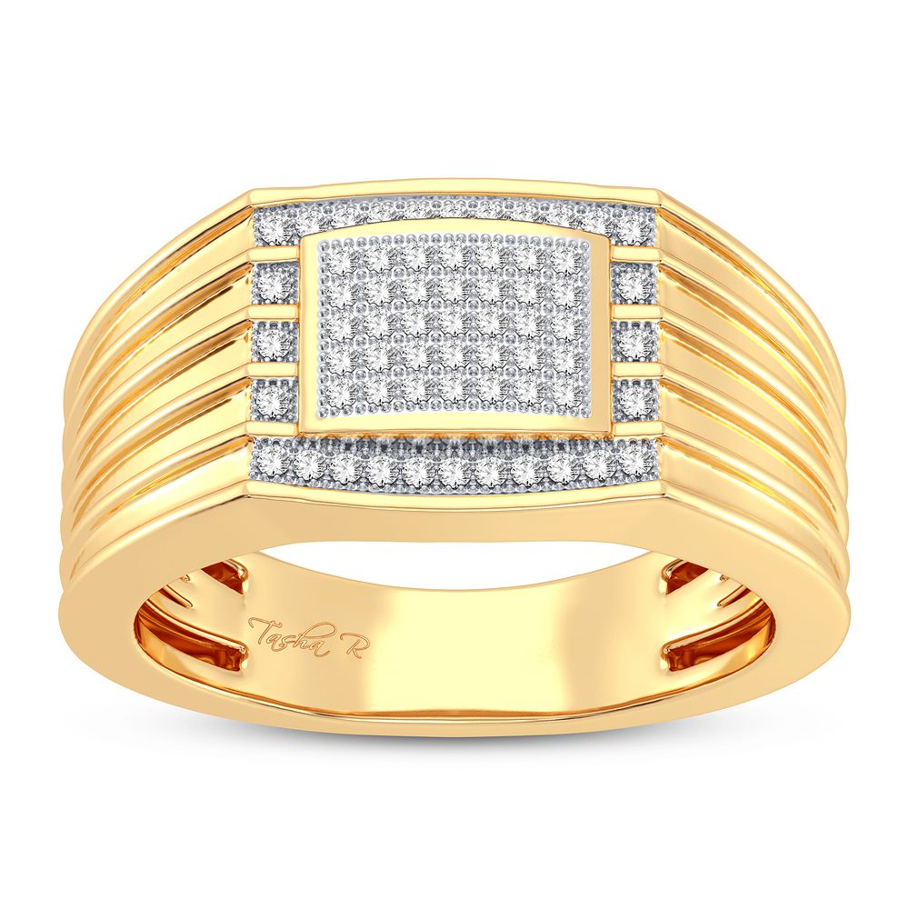 0.20 ct Men's Diamond Ring in 10K Gold