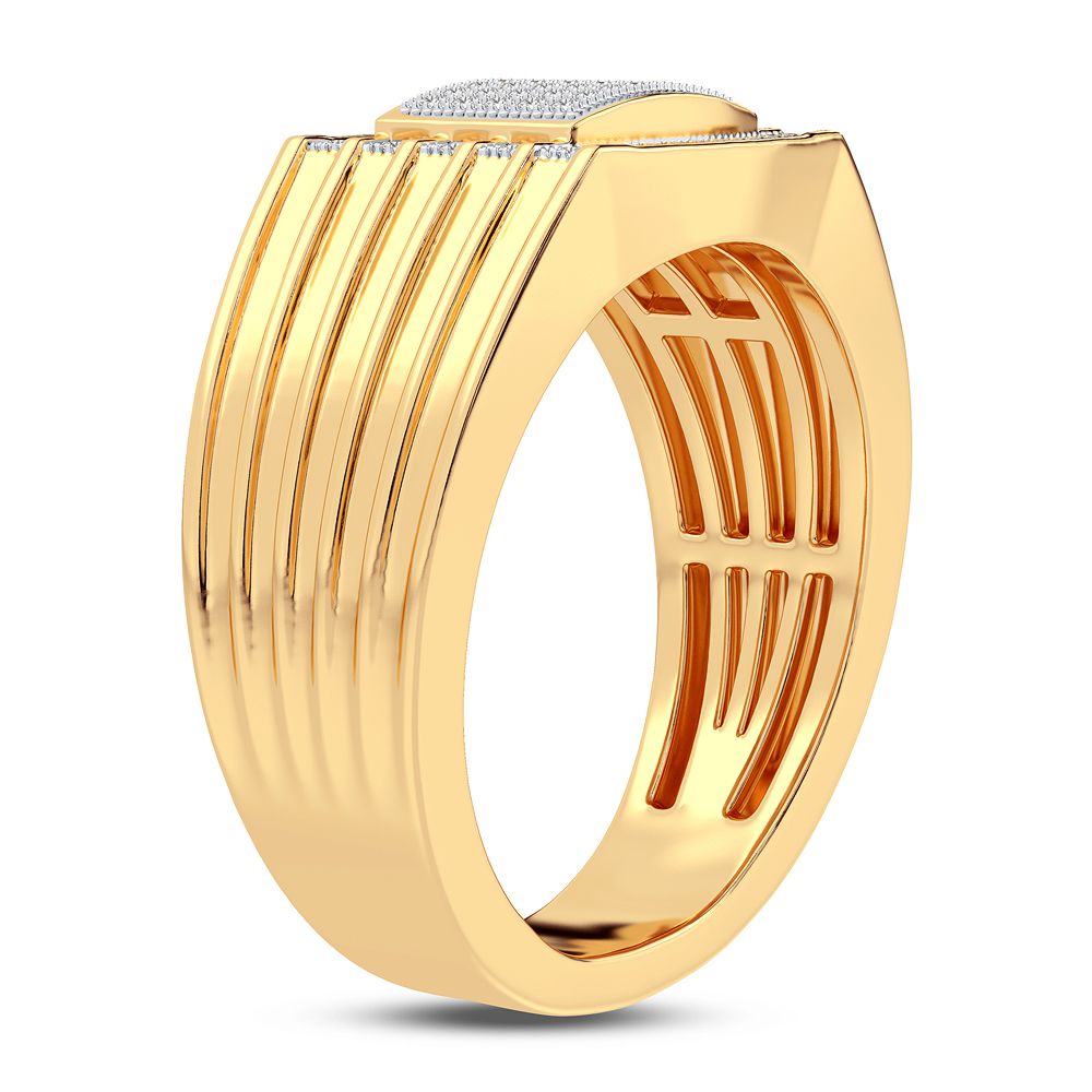 0.20 ct Men's Diamond Ring in 10K Gold