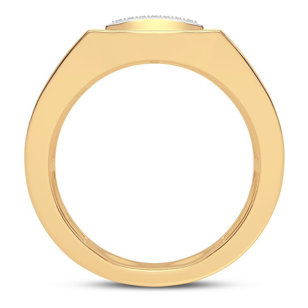 0.20 ct Men's Diamond Ring in 10K Gold
