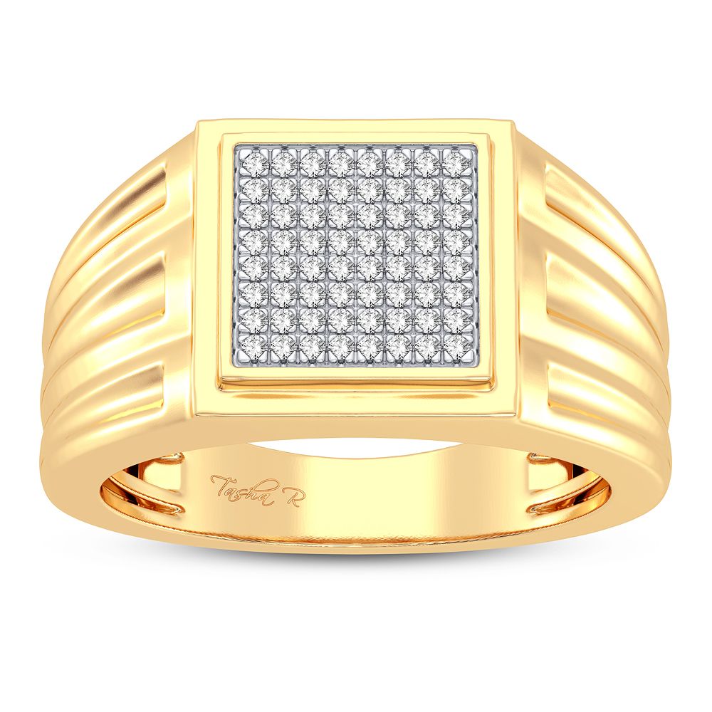 0.20 ct Men's Diamond Ring in 10K Gold
