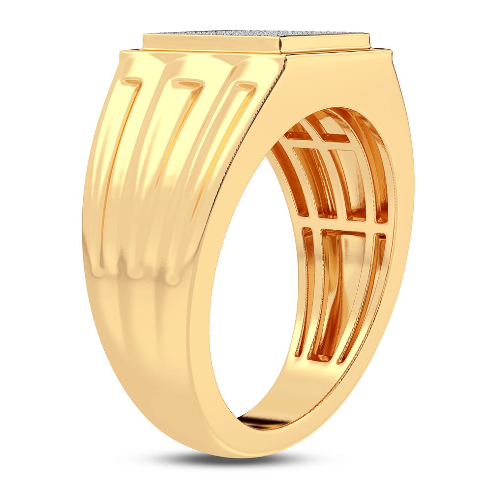 0.20 ct Men's Diamond Ring in 10K Gold