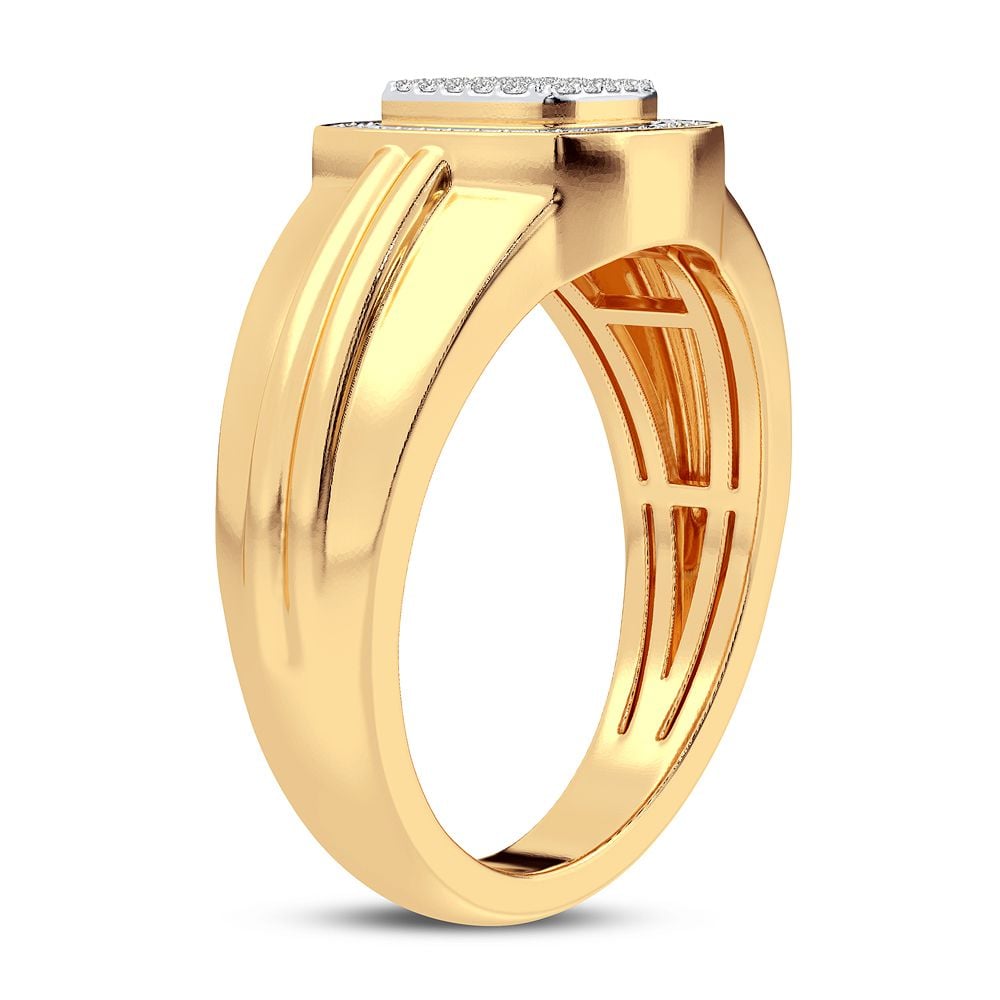 0.25 ct Men's Diamond Ring in 10K Gold