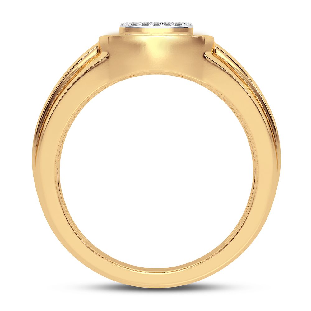 0.25 ct Men's Diamond Ring in 10K Gold