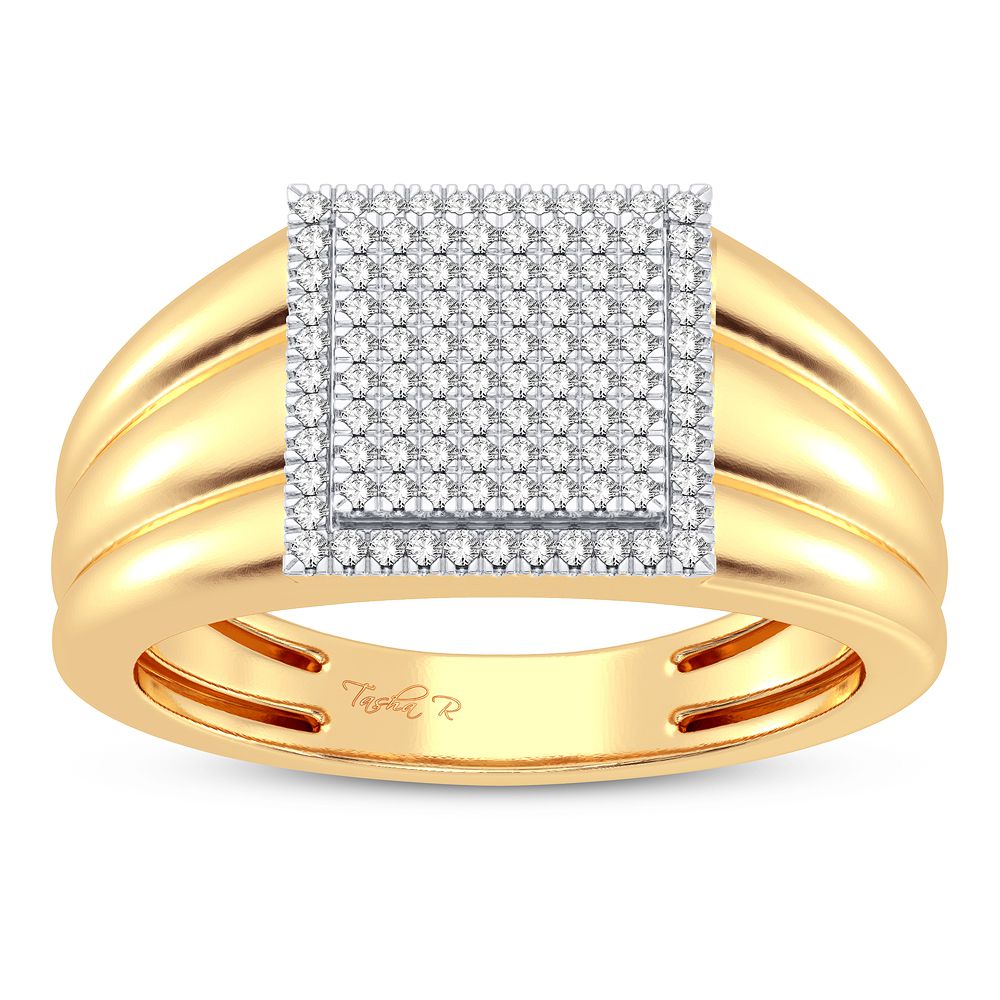 0.25 ct Men's Diamond Ring in 10K Gold