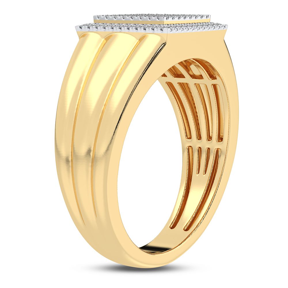 0.25 ct Men's Diamond Ring in 10K Gold