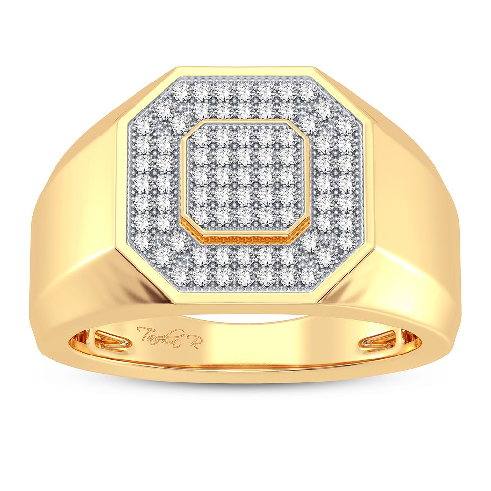 0.25 ct Men's Diamond Ring in 10K Gold