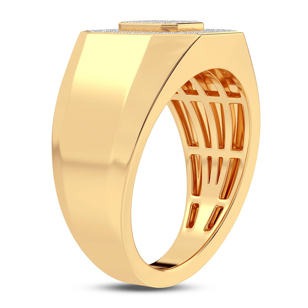 0.25 ct Men's Diamond Ring in 10K Gold