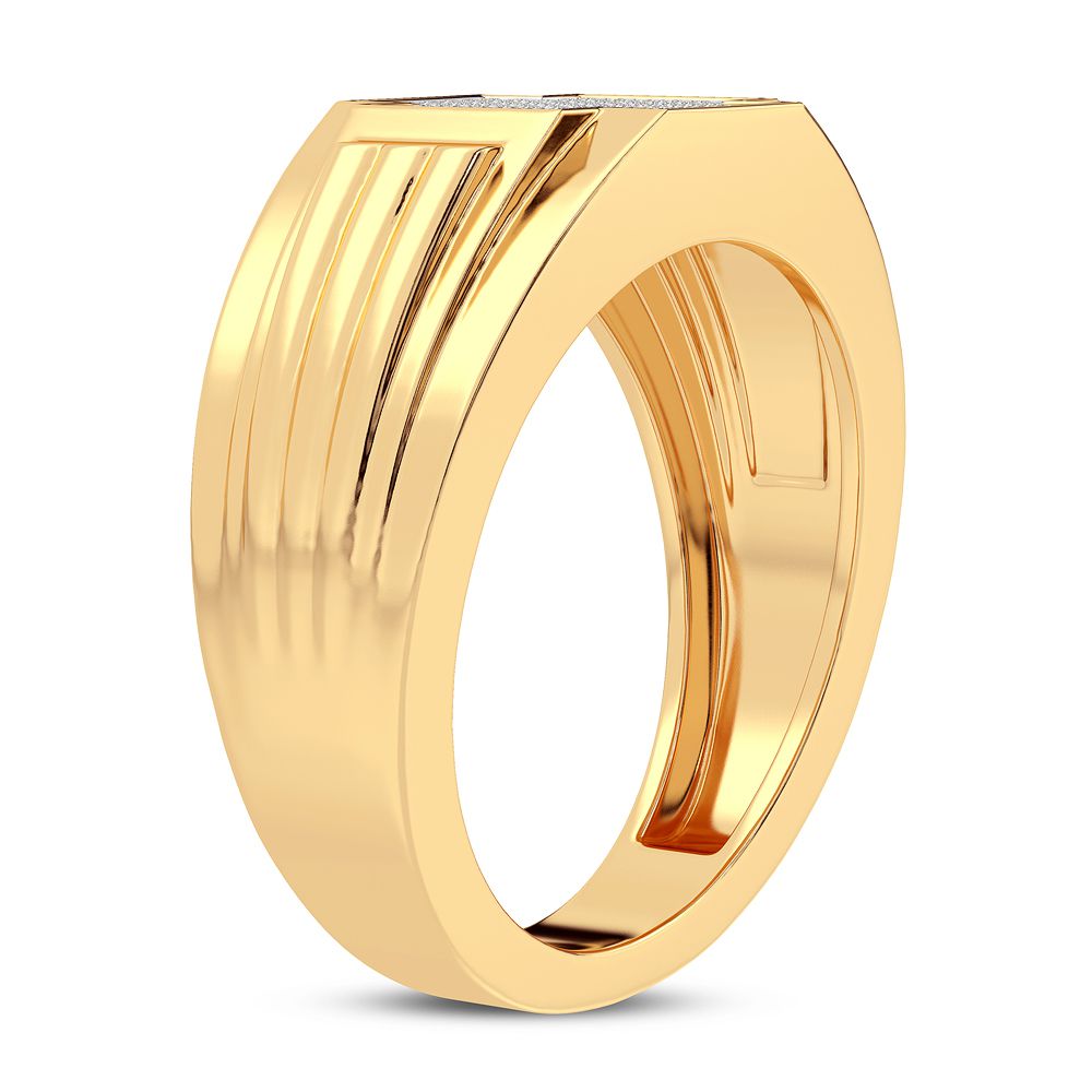0.25 ct Men's Diamond Ring in 10K Gold