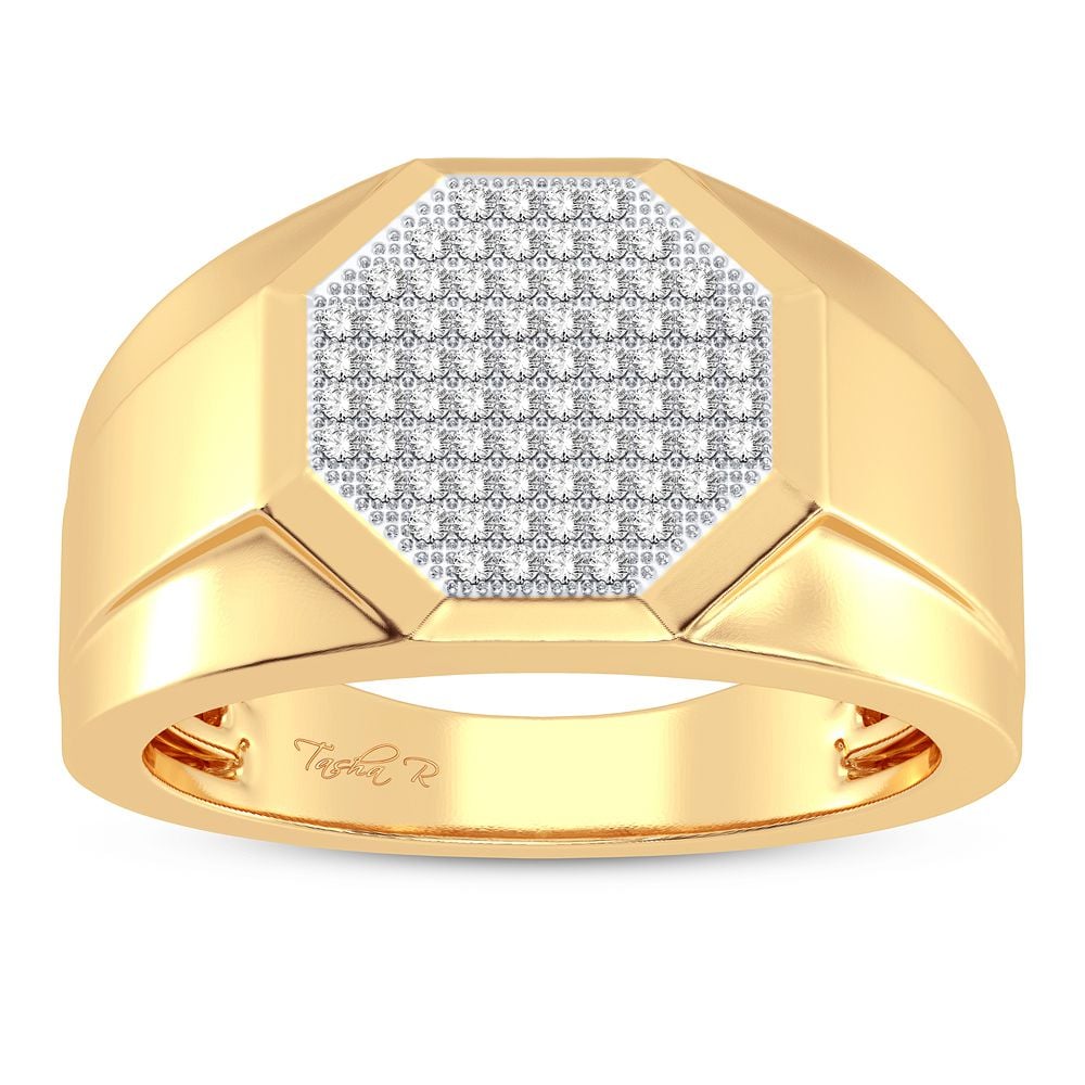 0.25 ct Men's Diamond Ring in 10K Gold