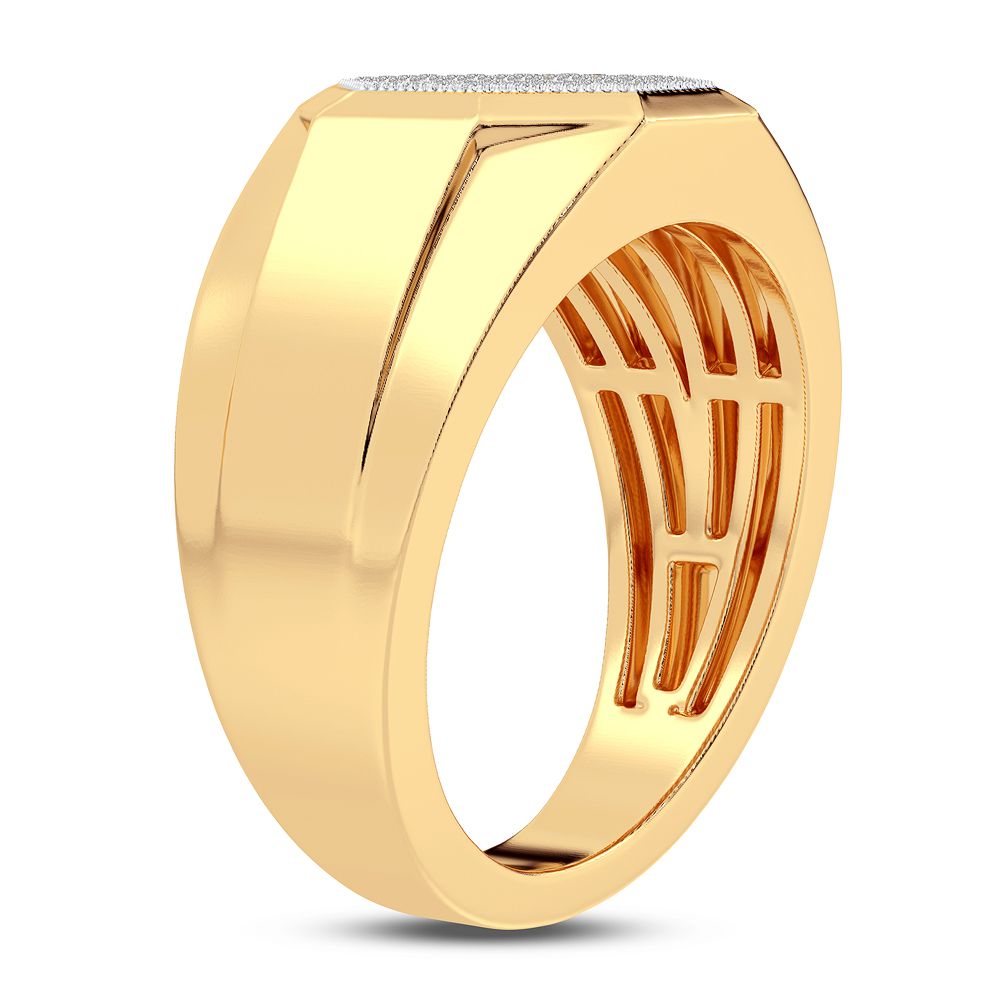 0.25 ct Men's Diamond Ring in 10K Gold