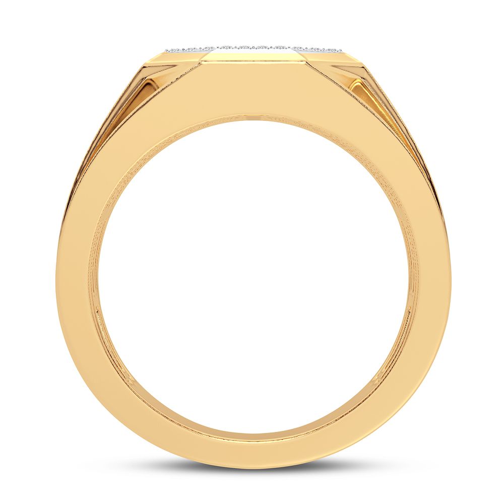 0.25 ct Men's Diamond Ring in 10K Gold