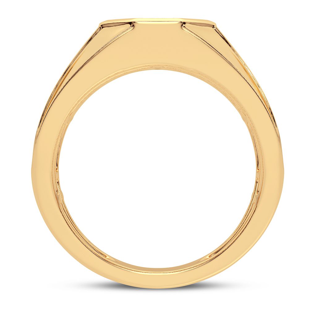 0.15 ct Men's Diamond Ring in 10K Gold