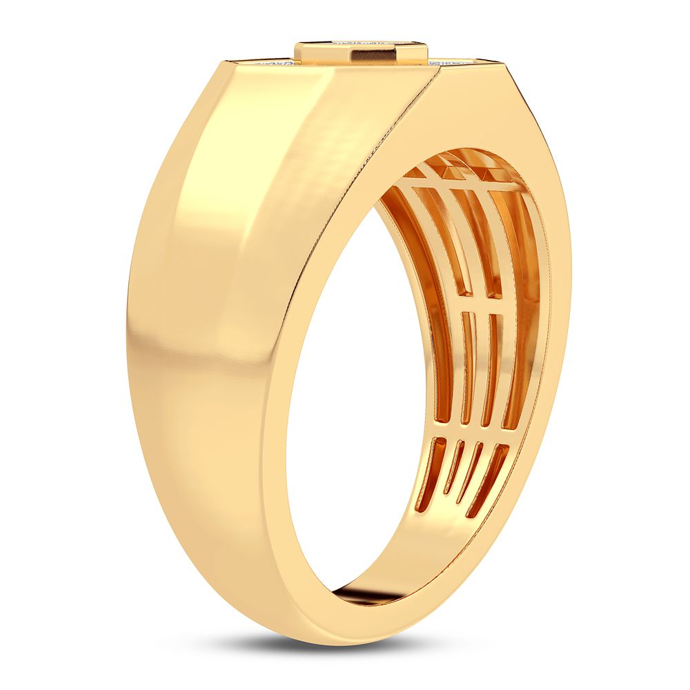 0.15 ct Men's Diamond Ring in 10K Gold