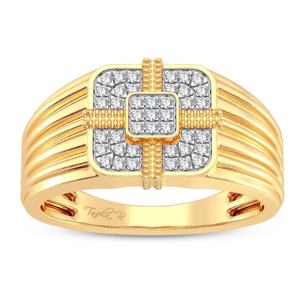 0.15 ct Men's Diamond Ring in 10K Gold