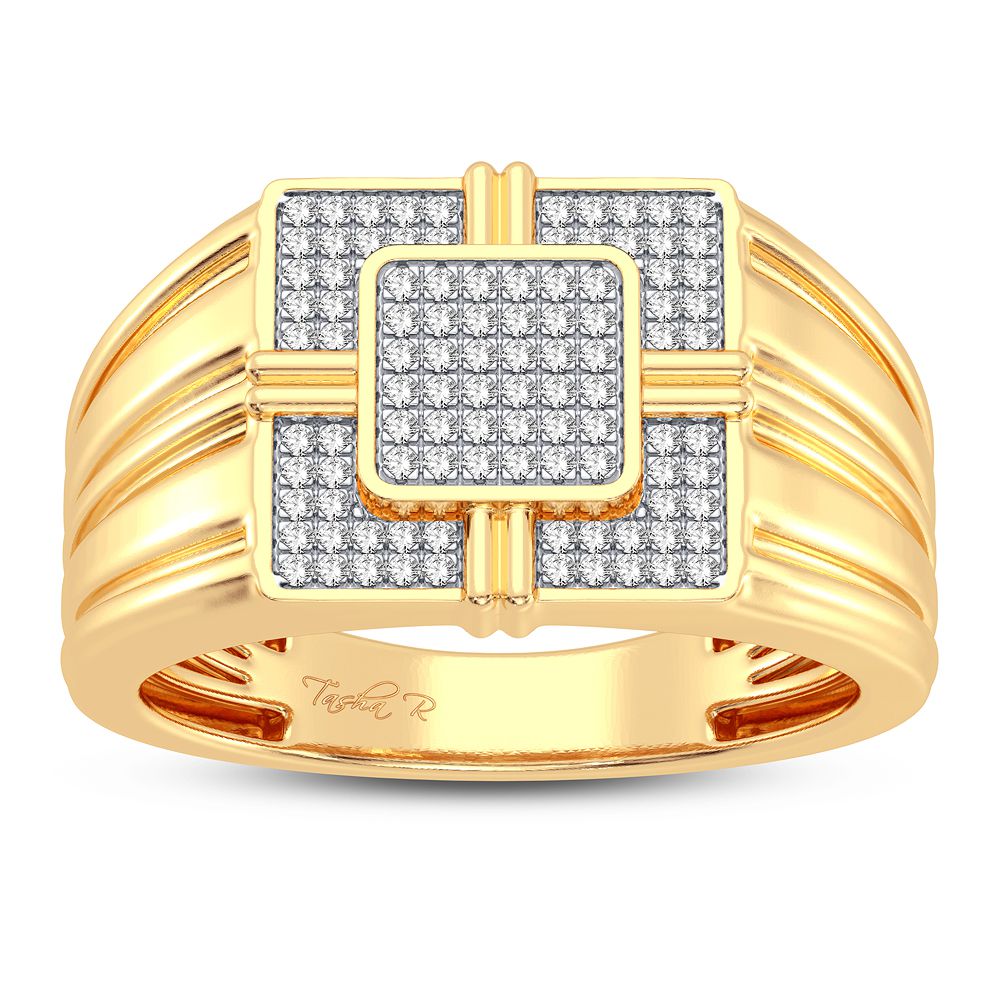 0.25 ct Men's Diamond Ring in 10K Gold
