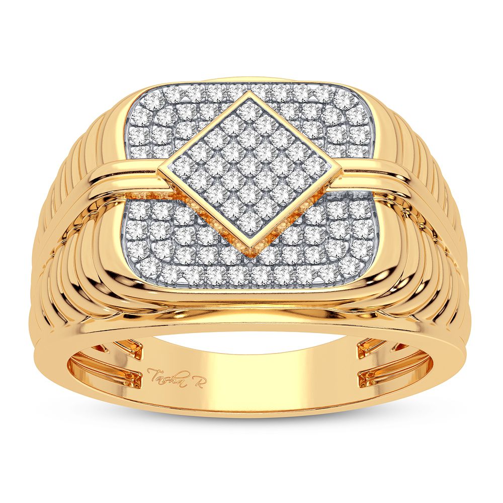 0.33 ct Men's Diamond Ring in 10K Gold