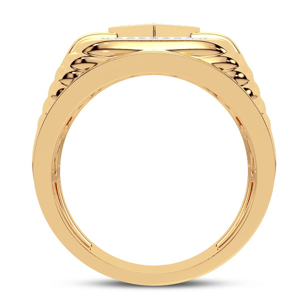 0.33 ct Men's Diamond Ring in 10K Gold