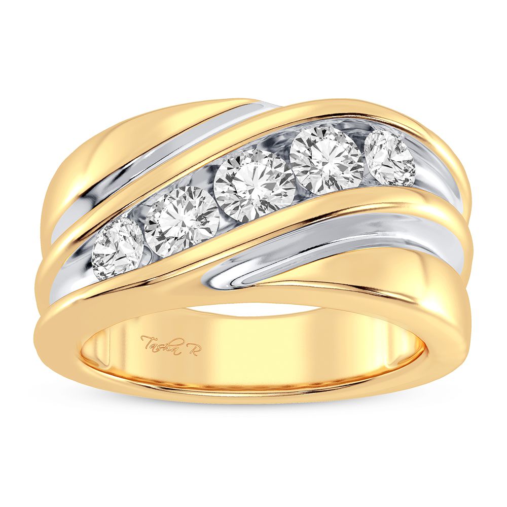 1.00 ct Men's Diamond Ring in 14K Gold