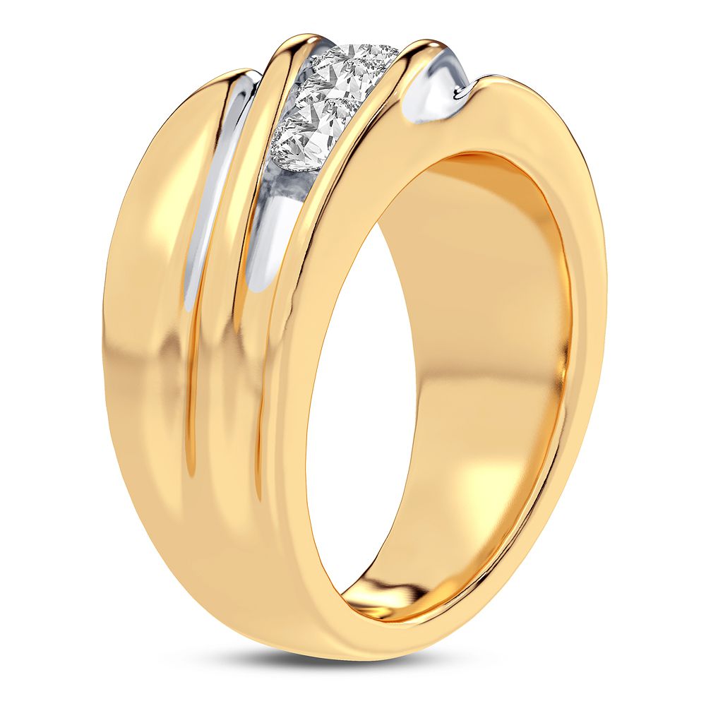 1.00 ct Men's Diamond Ring in 14K Gold
