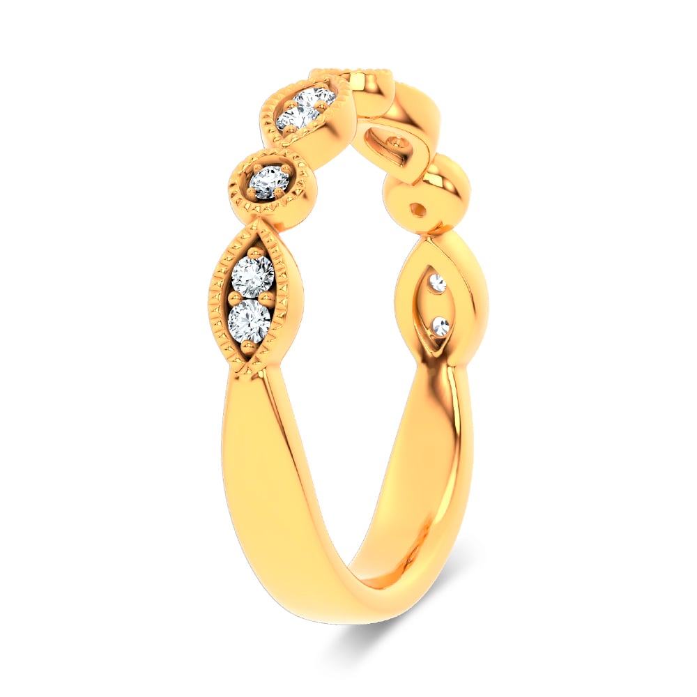 0.17 ct Diamond Band in 14K Gold