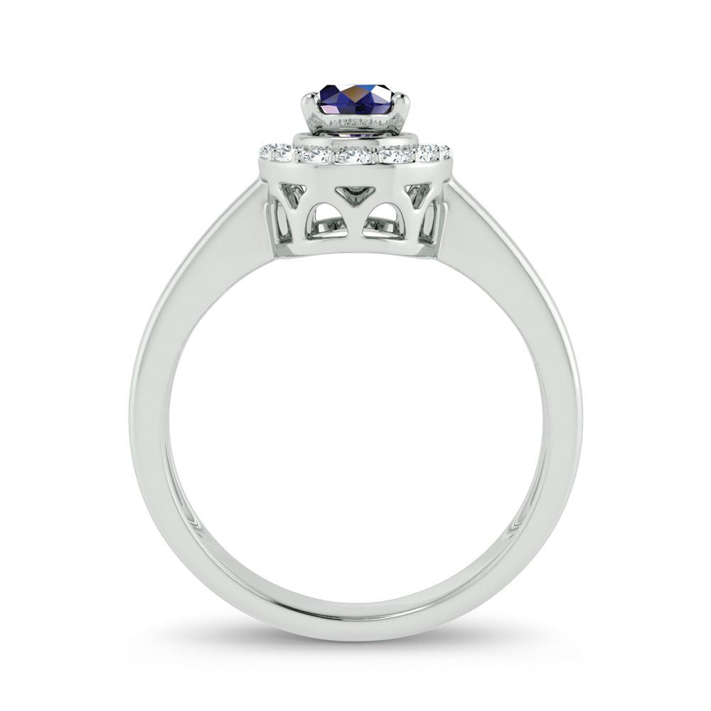 0.15 ct Sapphire & Diamond Ring in 14K Gold