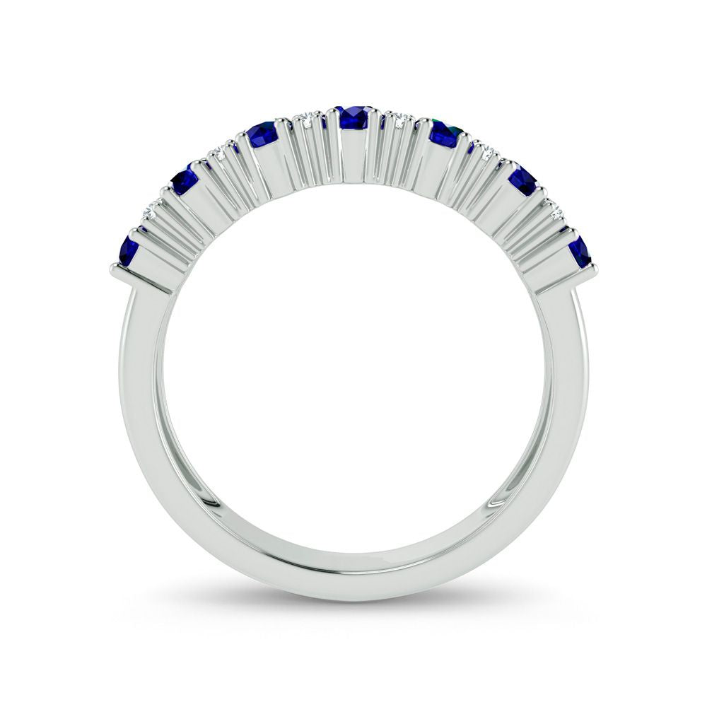 0.10 ct Sapphire & Diamond Ring in 14K Gold