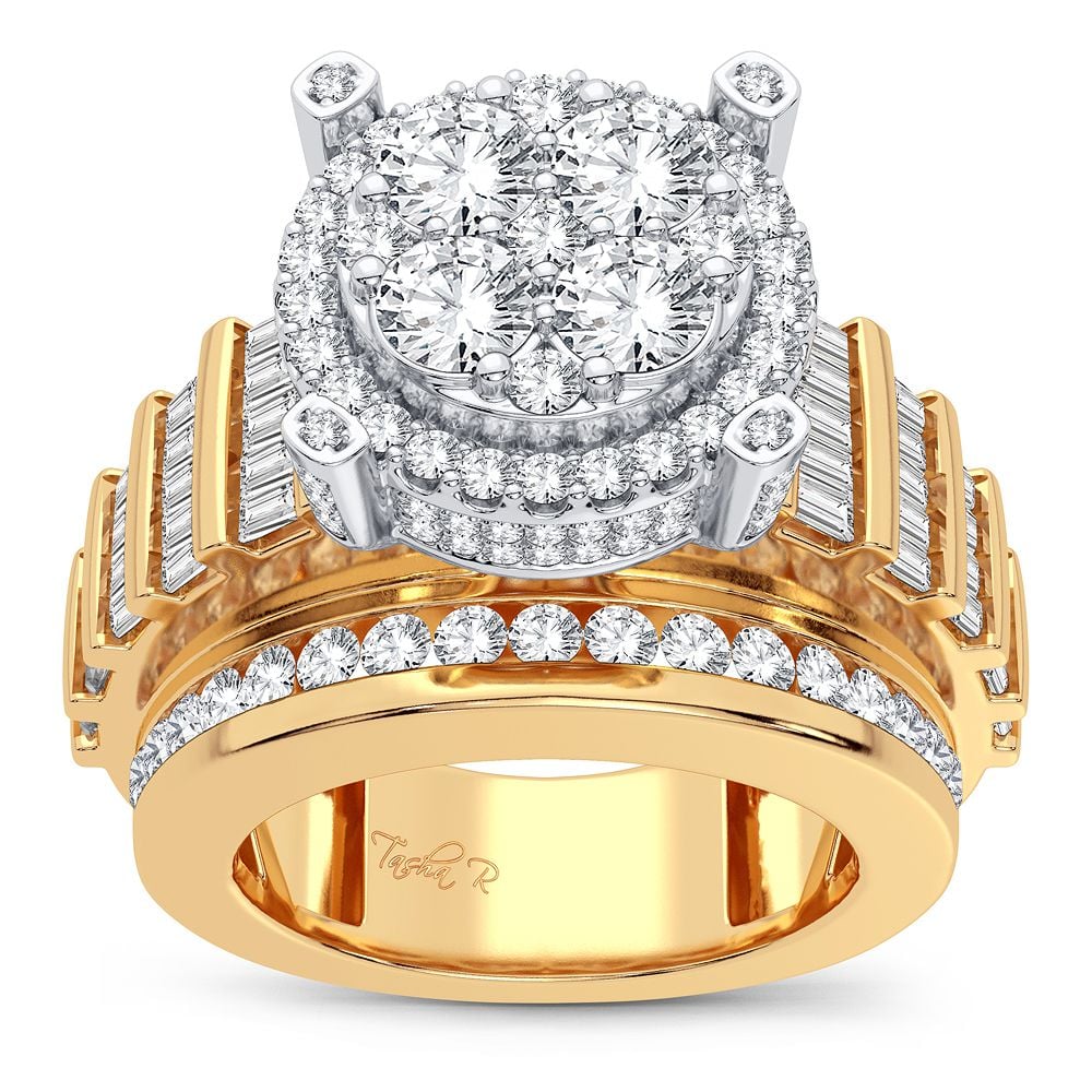 3.40 ct Diamond Ring in 14K Gold