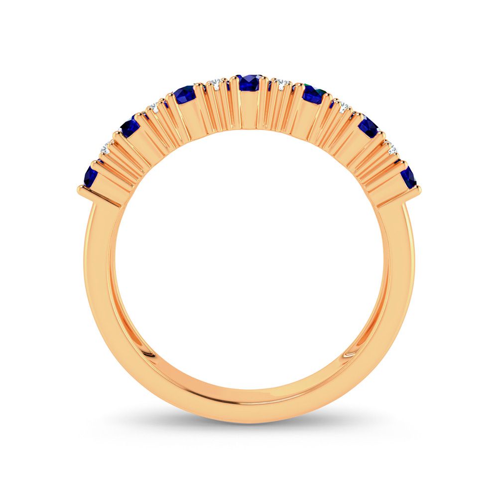 0.10 ct Sapphire & Diamond Ring in 14K Gold