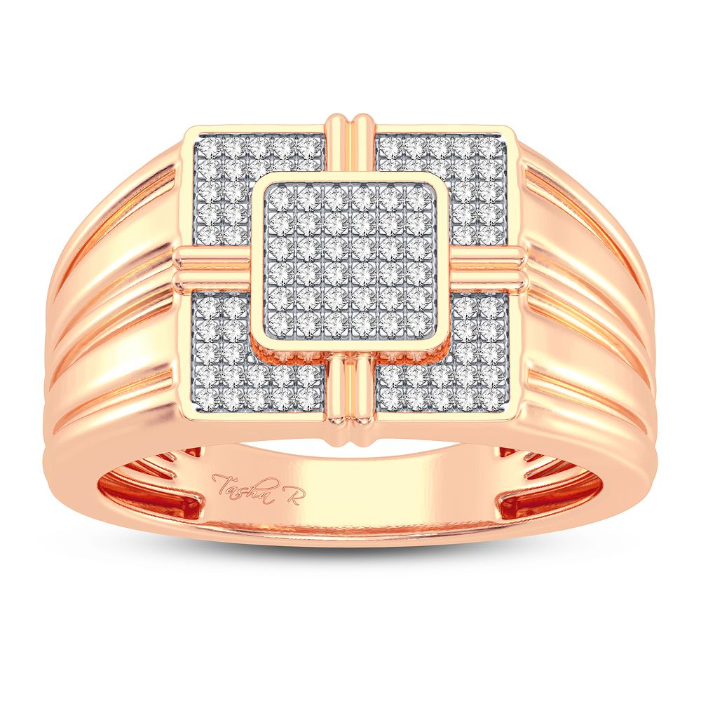 0.25 ct Men's Diamond Ring in 10K Gold
