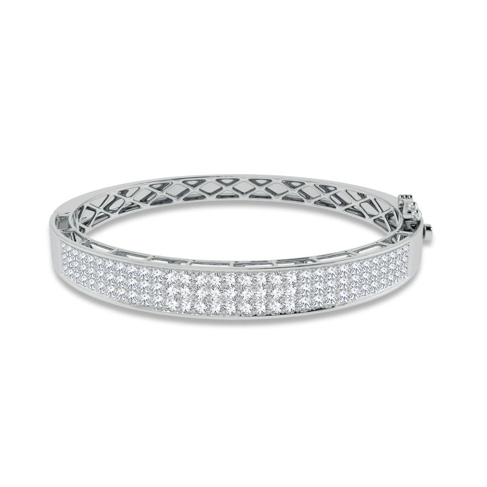 3.00 ct Diamond Bangle in 10K Gold