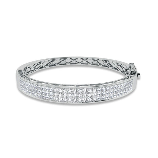 3.00 ct Diamond Bangle in 10K Gold