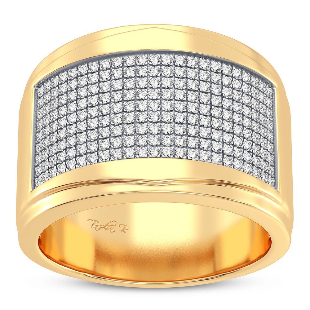 0.49 ct Men's Diamond Band in 10K Gold