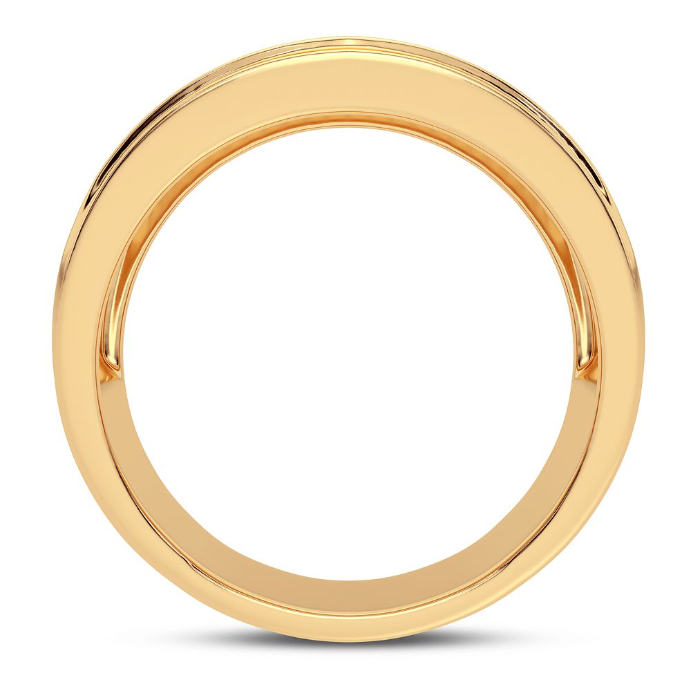 0.49 ct Men's Diamond Band in 10K Gold