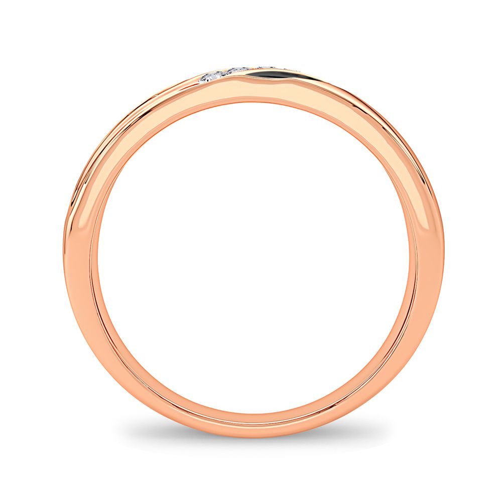 0.10 ct Men's Diamond Band in 14K Gold