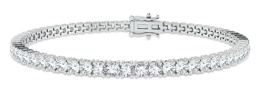 4.08 ct Diamond Bracelet in 14K Gold