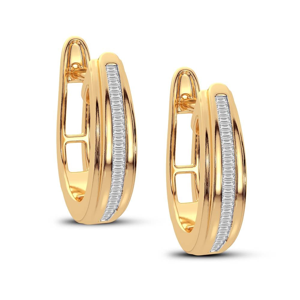 0.13 ct Diamond Earrings in 10K Gold