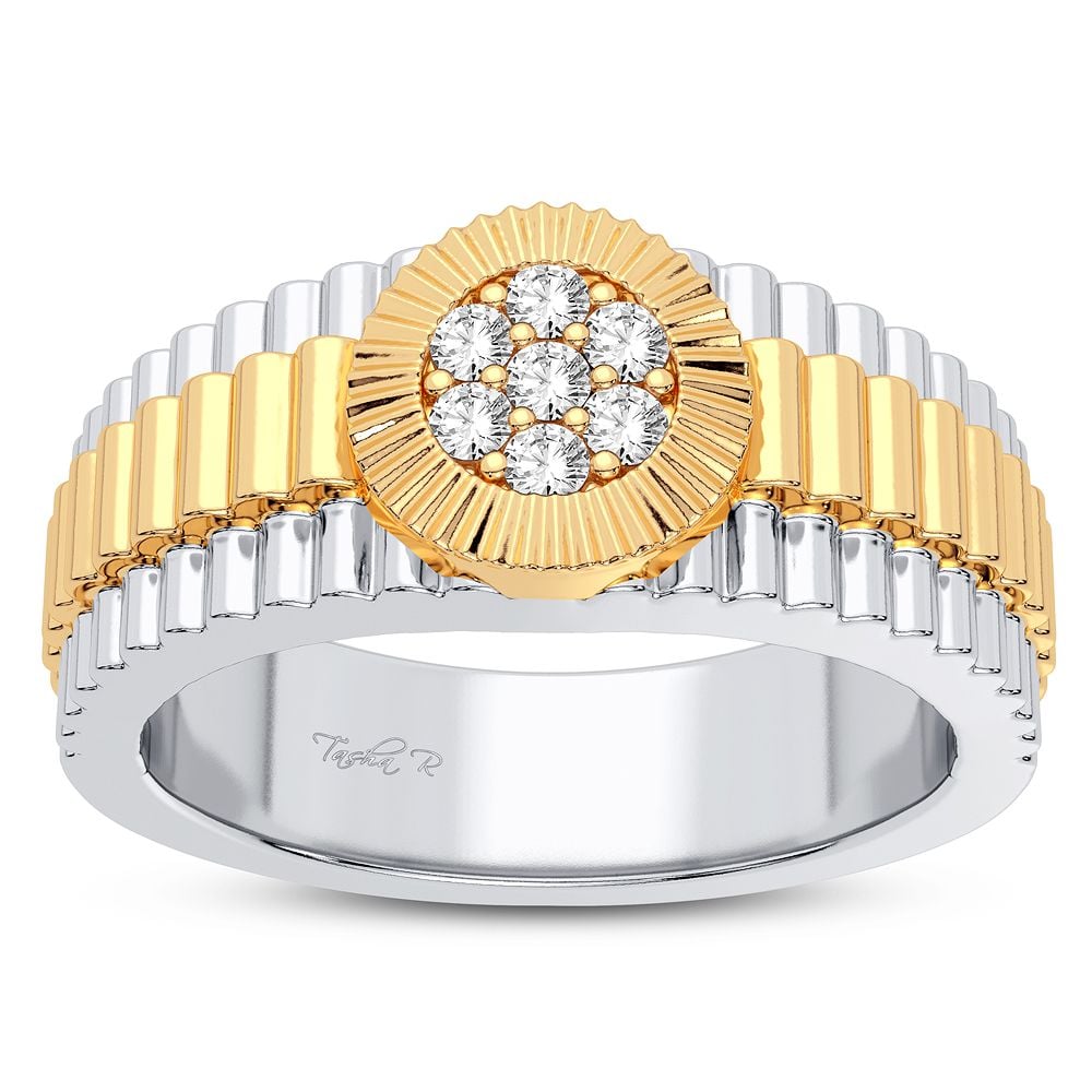0.20 ct Men's Diamond Ring in 14K Gold