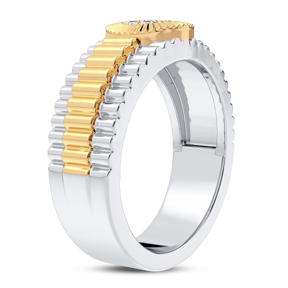 0.20 ct Men's Diamond Ring in 14K Gold